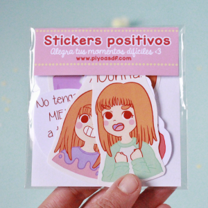 Set stickers positivos 1 - Piyoasdf