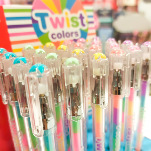 Bolígrafo Twist tinta de colores