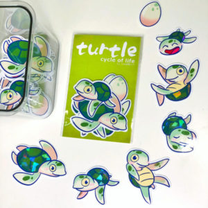 Stickers holográficos Ruth2m - TURTLE