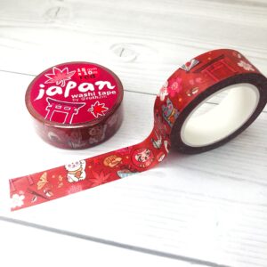 Washi tape Ruth2m - JAPAN red