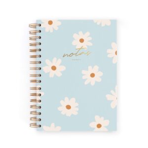 Cuaderno charuca A5 punteado - Floral blue