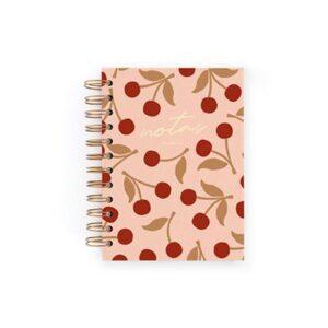Cuaderno charuca mini punteado - Cerezas rosa