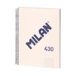 cuaderno milan a4 beige cuadros (2)