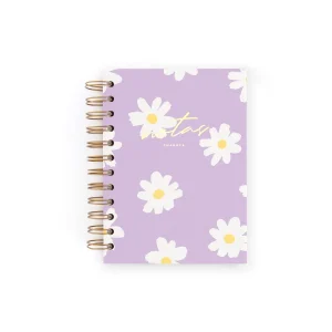Cuaderno charuca mini - flores lila