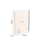 Cuaderno A5 MILAN espiral – blanco cuadriculado (2)