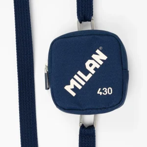 Monedero pequeño goma MILAN 430 since 1918 azul