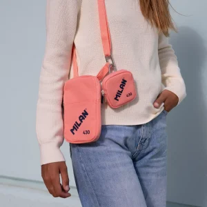 Bolso bandolera goma MILAN 430 since 1918 rosa