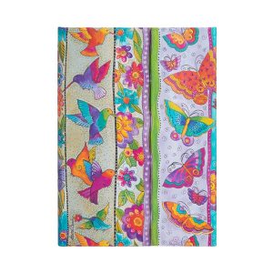 Libreta de Paperblanks Mariposas y Colibrís. Tamaño Midi